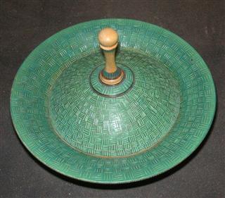Lidded and textured bowl